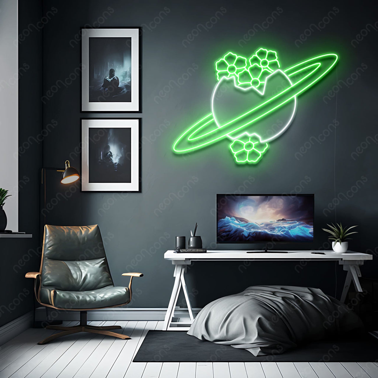 "Blooming Jupiter" LED Neon by Neon Icons