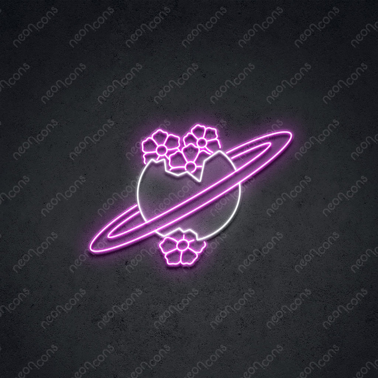 "Blooming Jupiter" LED Neon 60cm (2ft) / Pink / LED Neon by Neon Icons