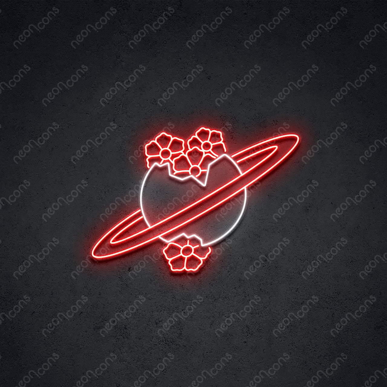 "Blooming Jupiter" LED Neon 60cm (2ft) / Red / LED Neon by Neon Icons