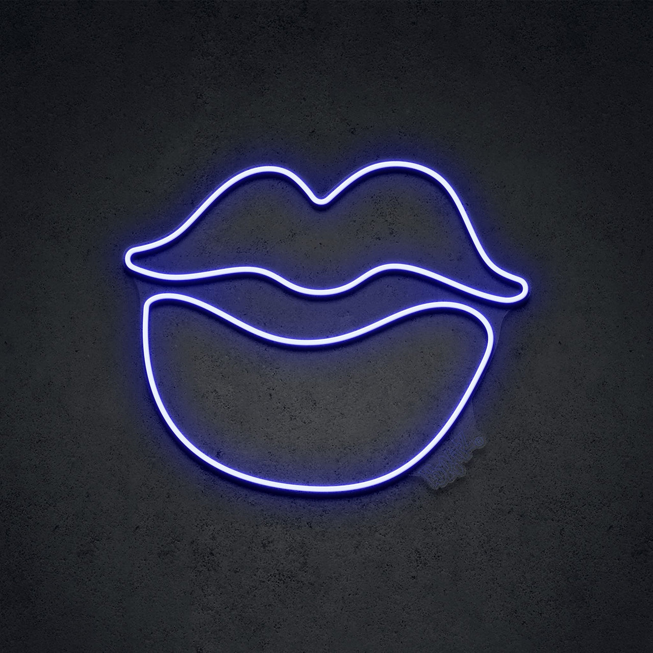 "Bratz Lips" LED Neon 45cm (1.5ft) / Blue / LED Neon by Bratz