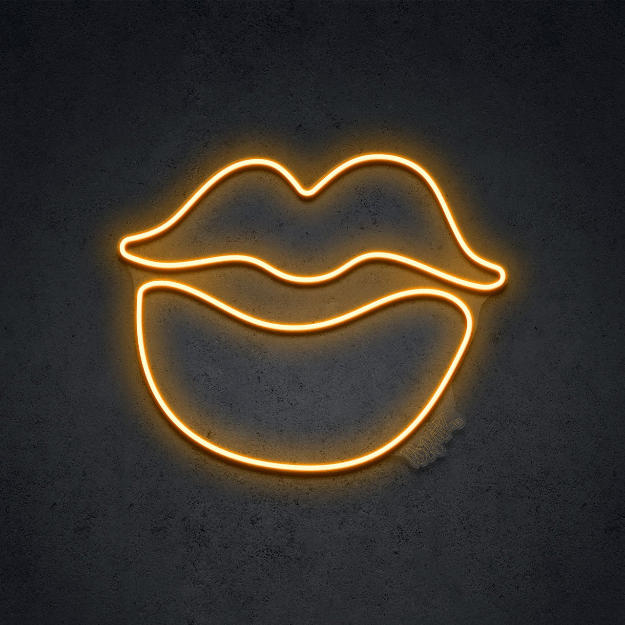 "Bratz Lips" LED Neon 45cm (1.5ft) / Orange / LED Neon by Bratz