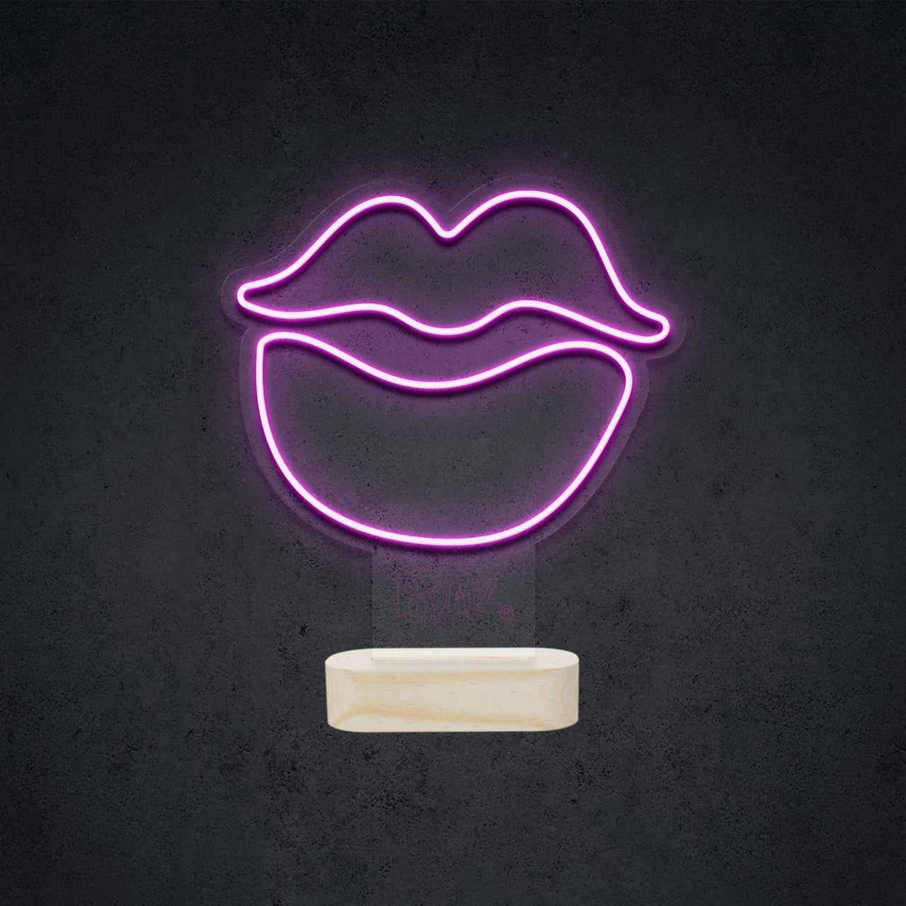 "Bratz Lips on Stand" LED Neon LED Neon x Stand / Pink by Bratz