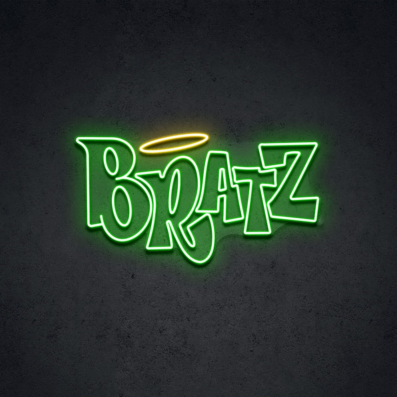 "Bratz Logo" LED Neon 60cm (2ft) / Green / LED Neon by Bratz