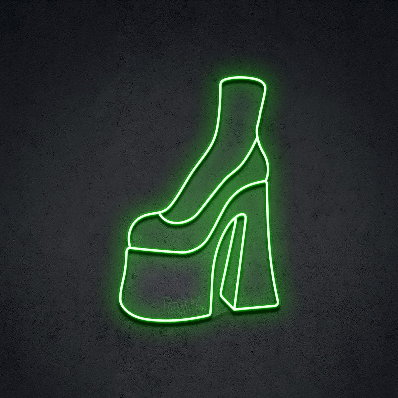 "Bratz Platform Boot" LED Neon 45cm (1.5ft) / Green / LED Neon by Bratz