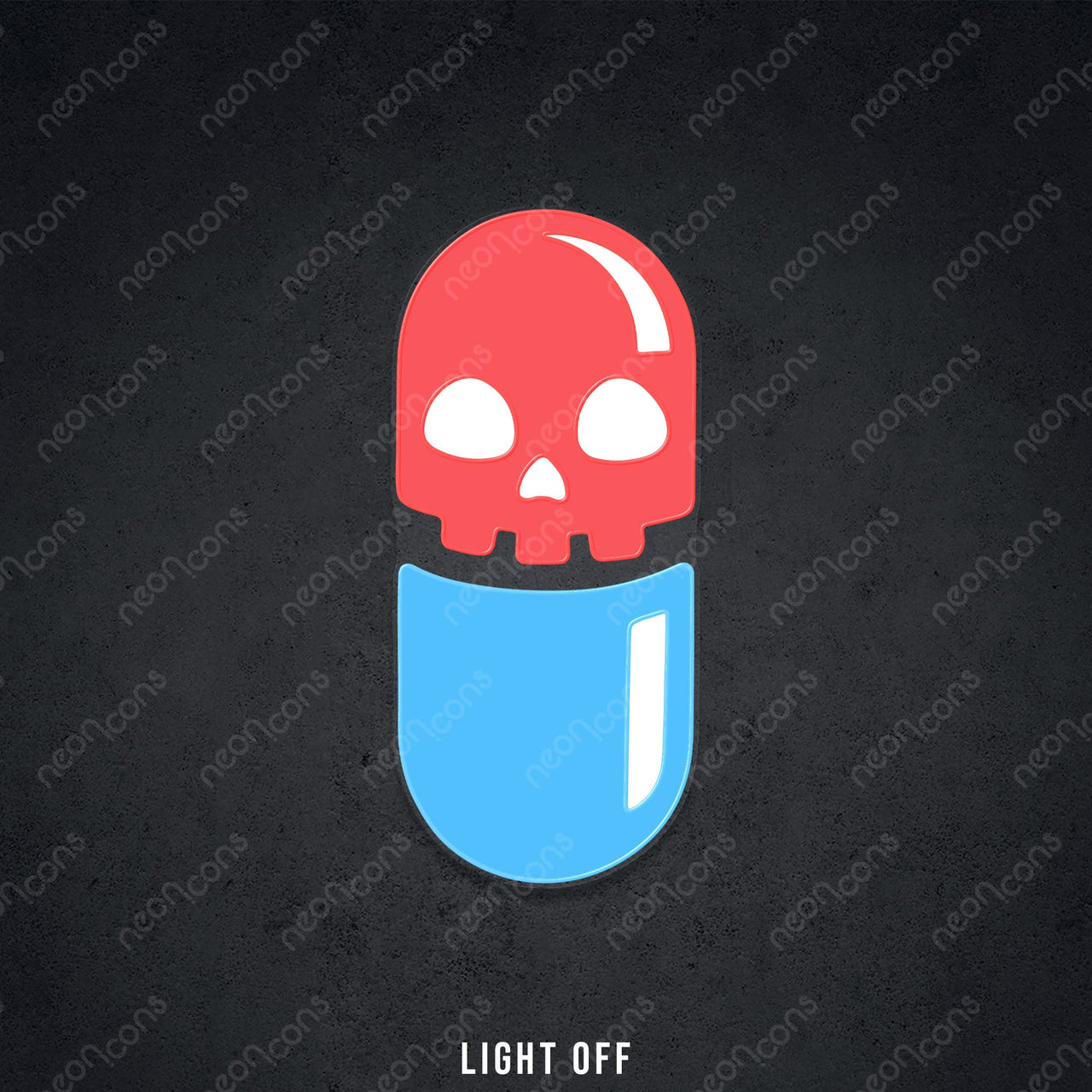 "Chill Pill" LED Neon x Print by Neon Icons