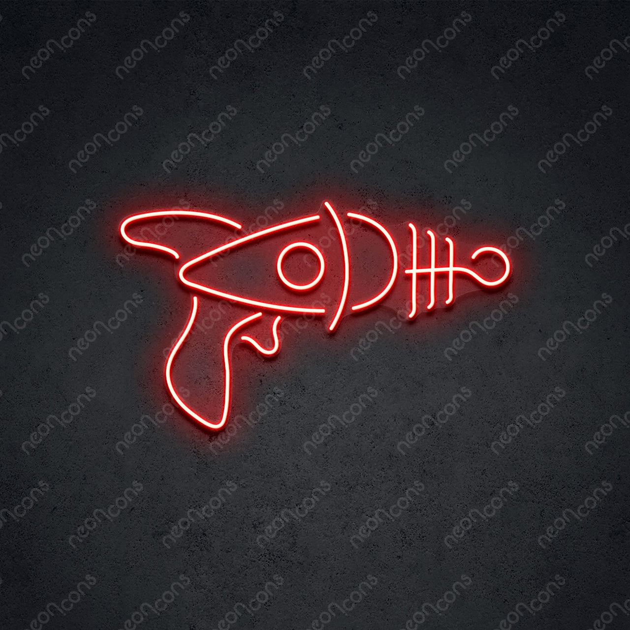 "Cosmic Blaster" Neon Sign by Neon Icons