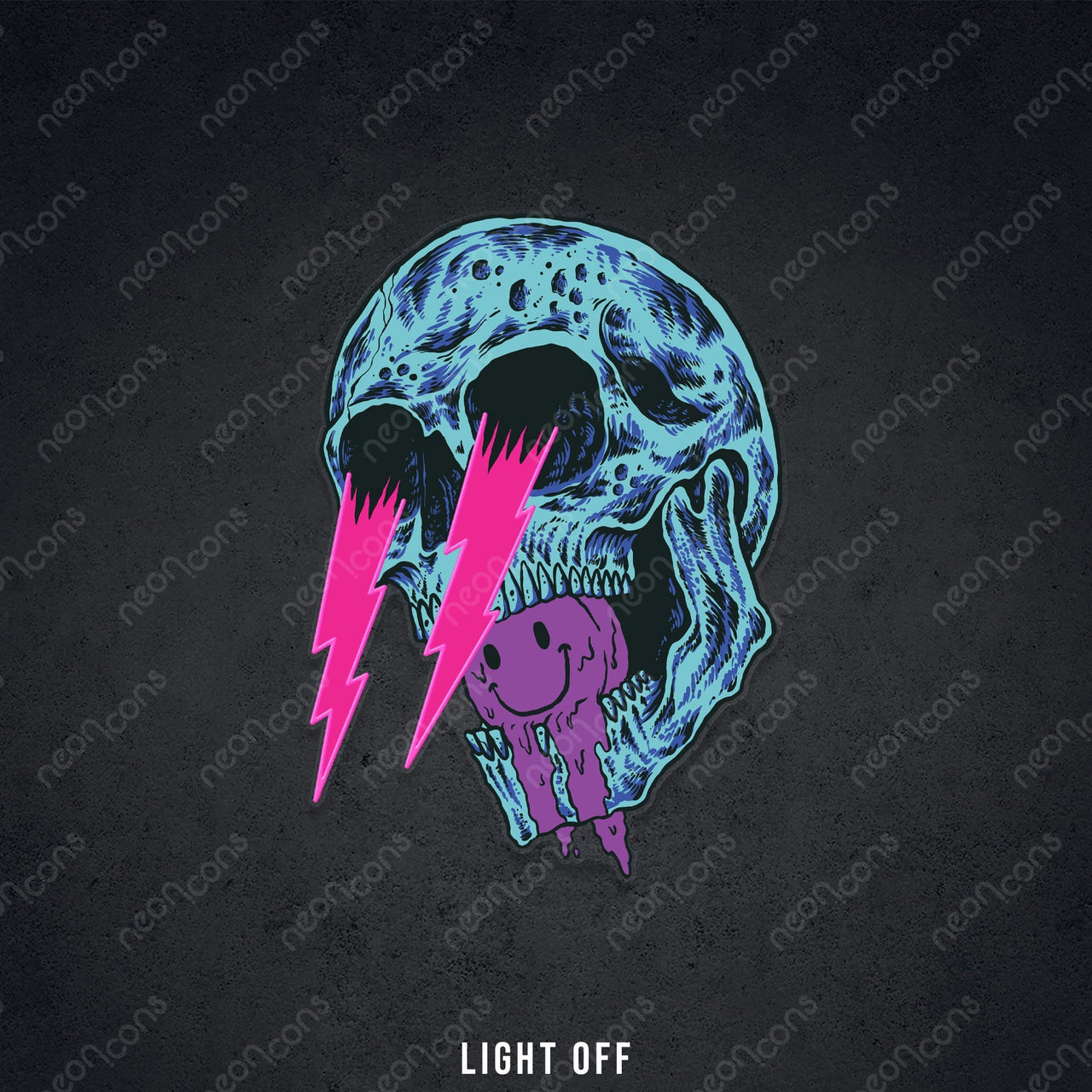 "Deadly Stare" LED Neon x Print by Neon Icons