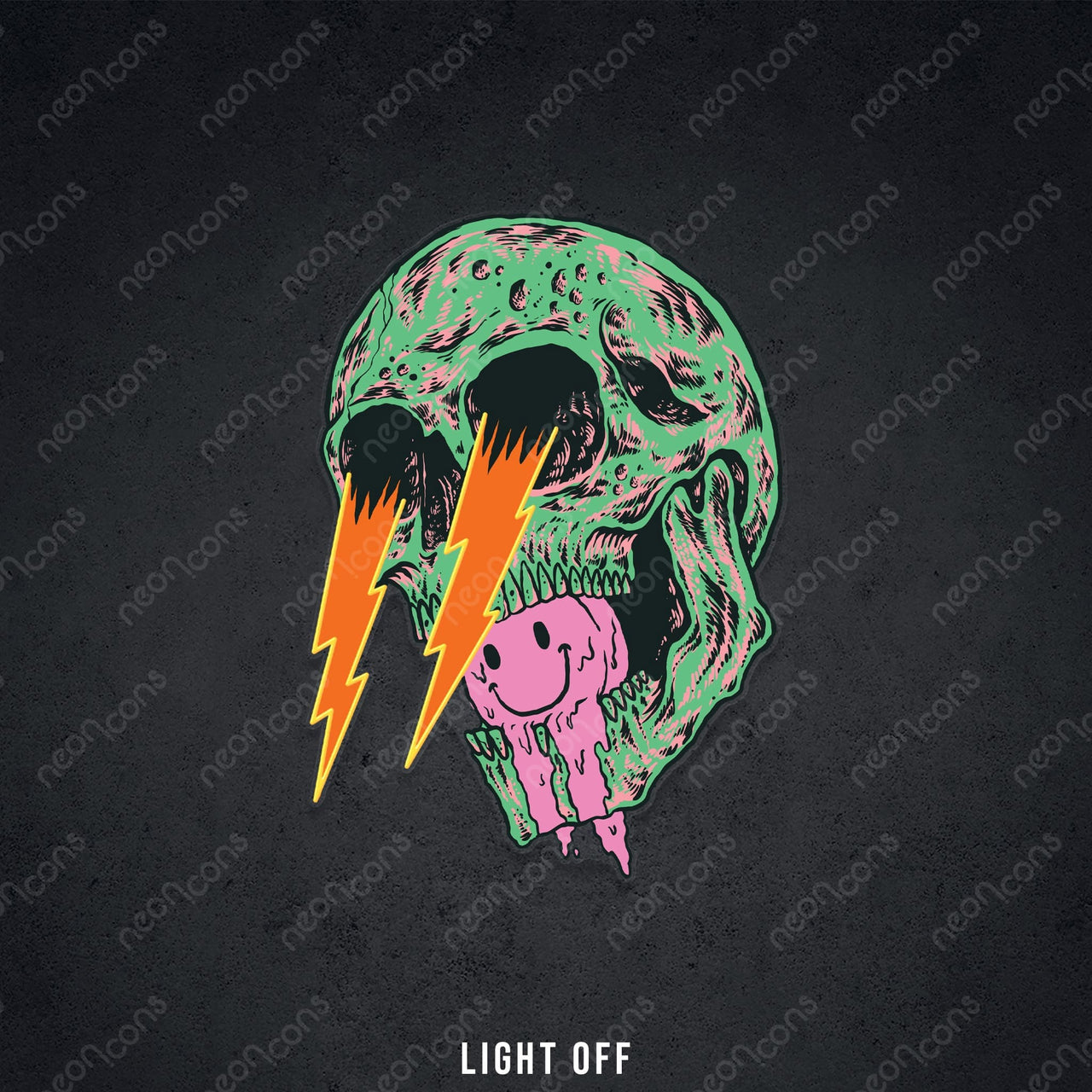 "Deadly Stare" LED Neon x Print by Neon Icons