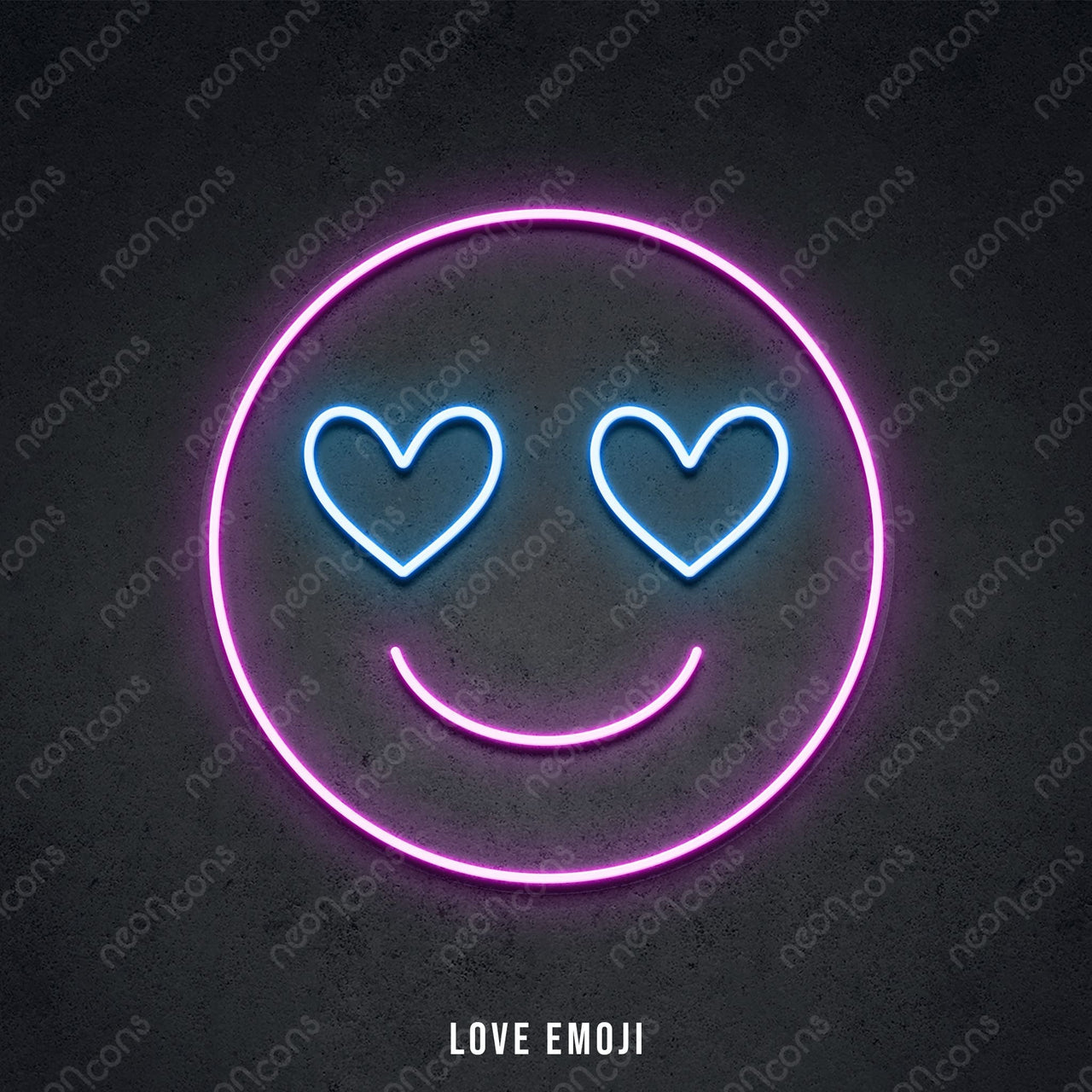 "Emoji Characters" LED Neon Love / LED Neon by Neon Icons