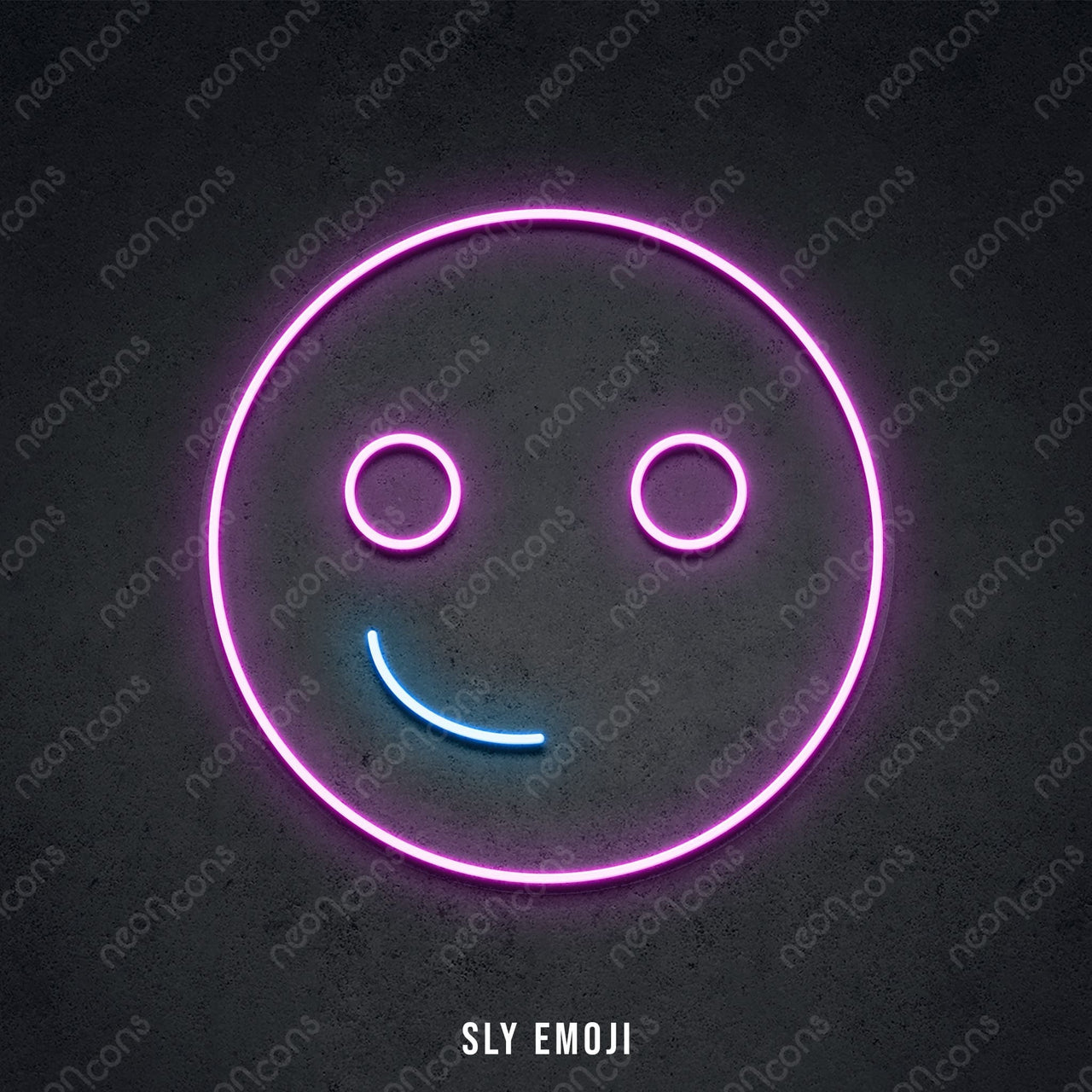 "Emoji Characters" LED Neon Sly / LED Neon by Neon Icons