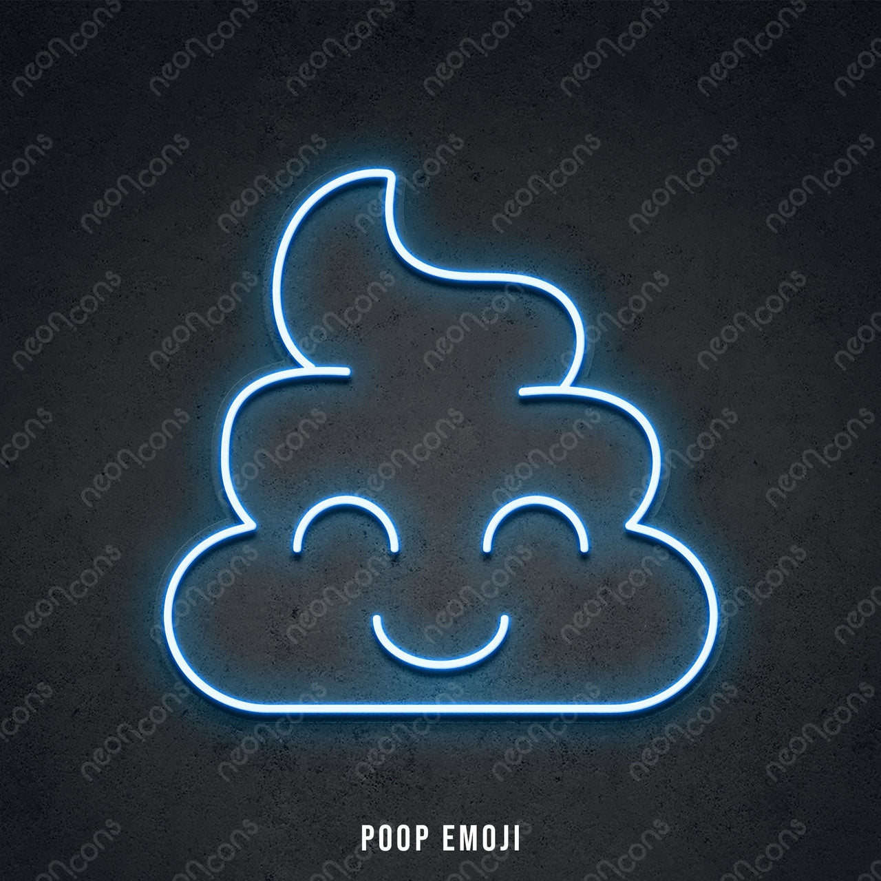 "Emoji Icons" LED Neon Poop / LED Neon by Neon Icons