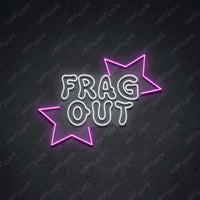 Thumbnail for 'Frag Out' Neon Sign by Neon Icons