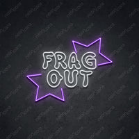 Thumbnail for 'Frag Out' Neon Sign by Neon Icons