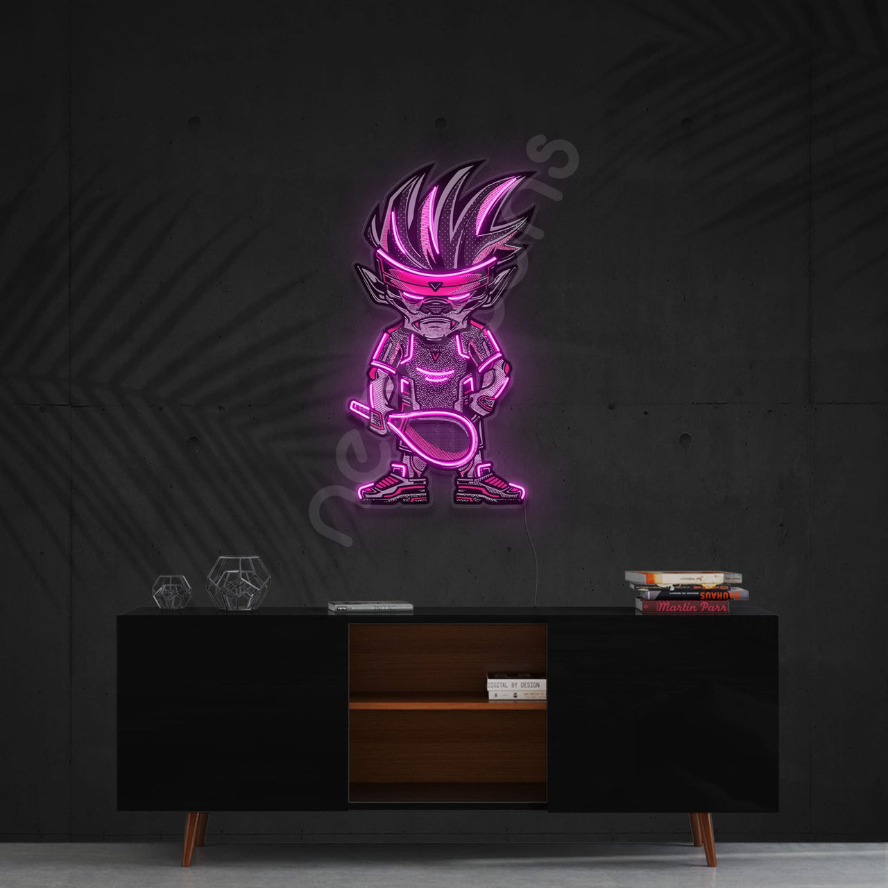 "Get Served" LED Neon x Acrylic Artwork by Neon Icons