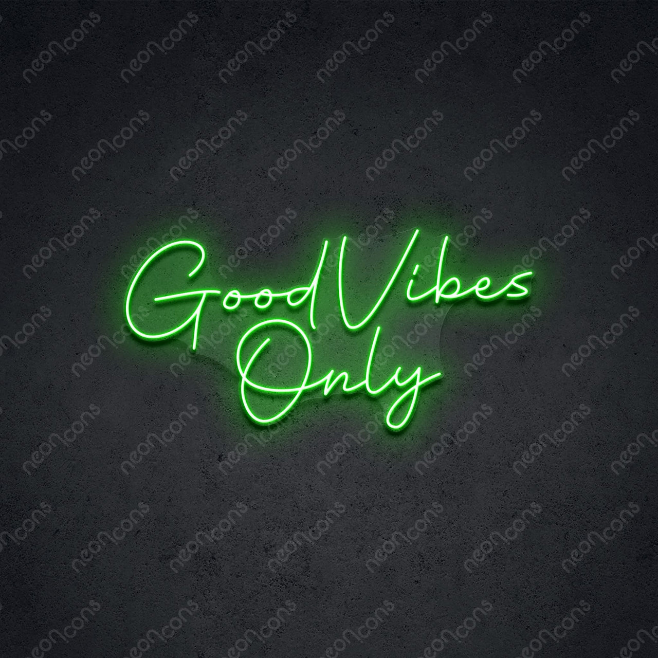 "Good Vibes Only" LED Neon Sign by Neon Icons