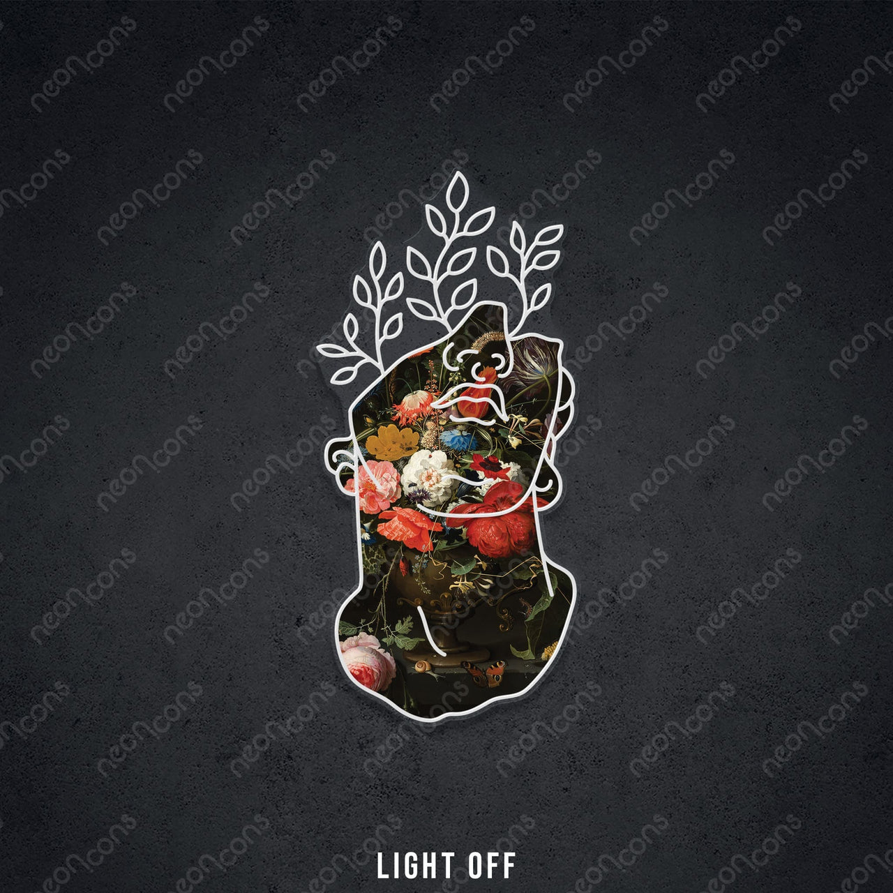 "Growth" LED Neon x Print by Neon Icons