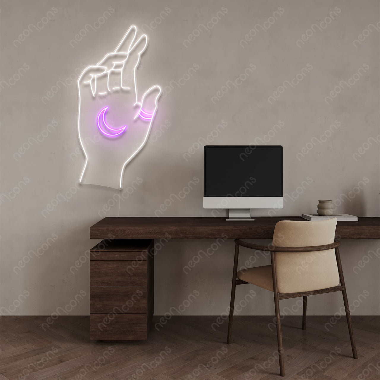 "Hand of Manifestation" LED Neon by Neon Icons