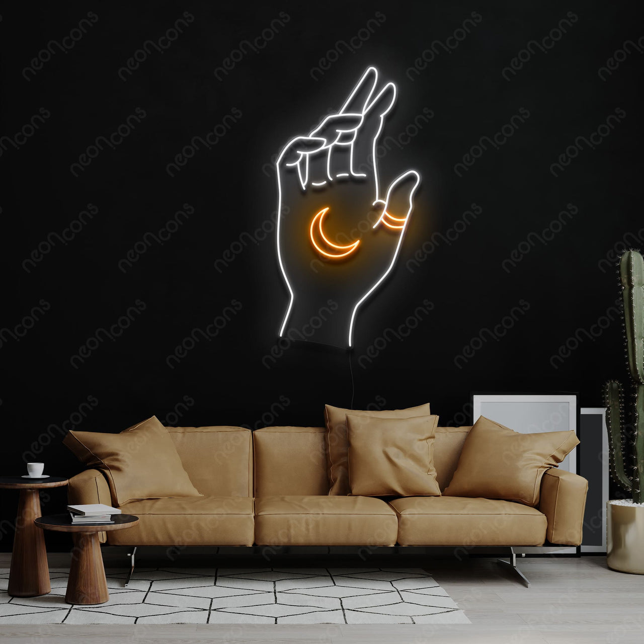 "Hand of Manifestation" LED Neon by Neon Icons