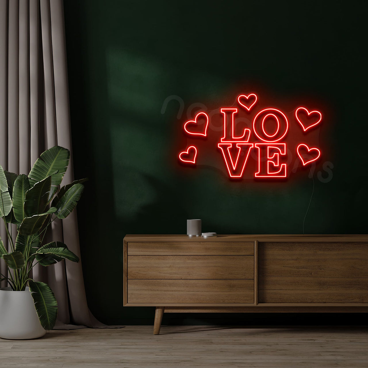 "Heartfelt Glow" Neon Signs by Neon Icons