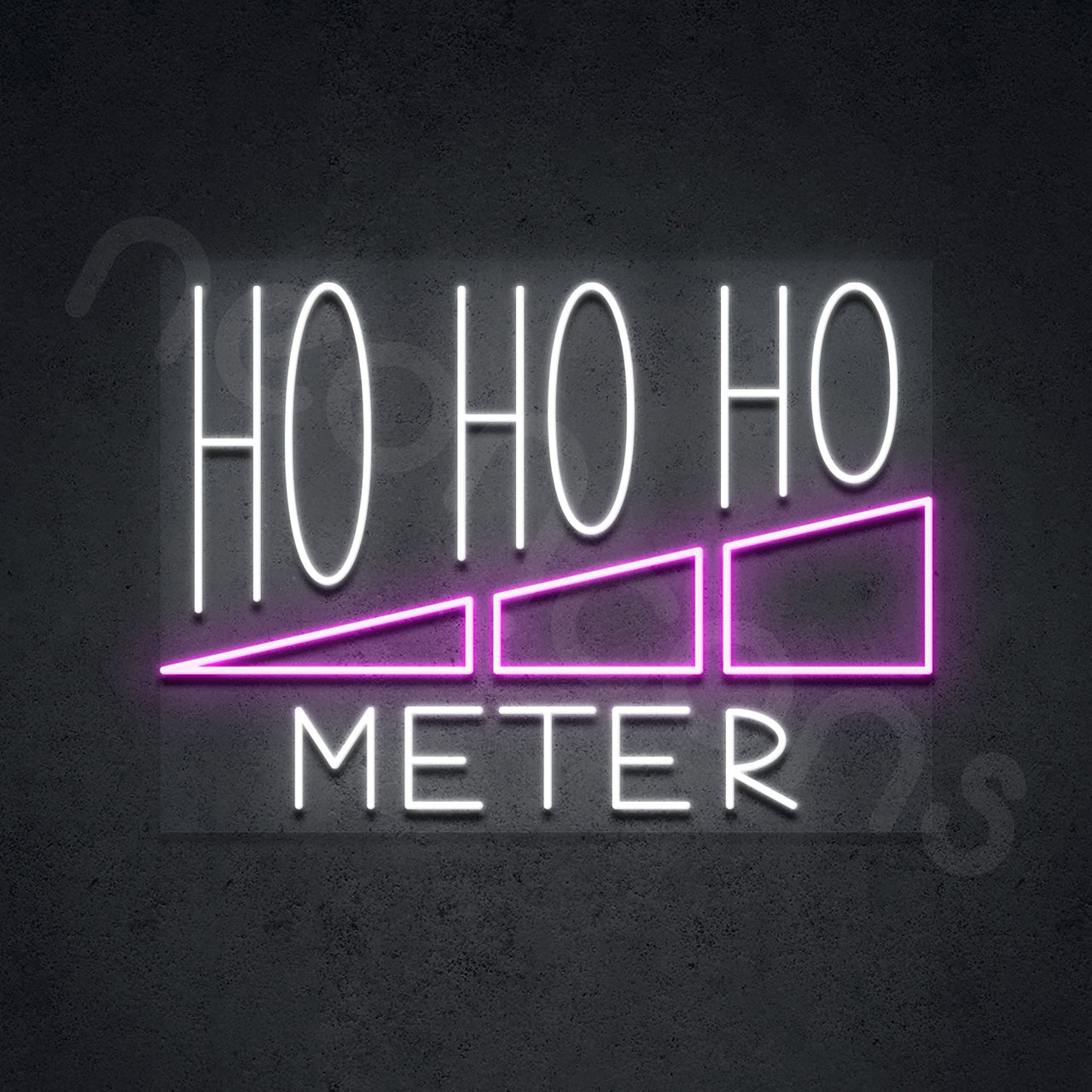 "Ho Ho Ho" Neon Sign by Neon Icons