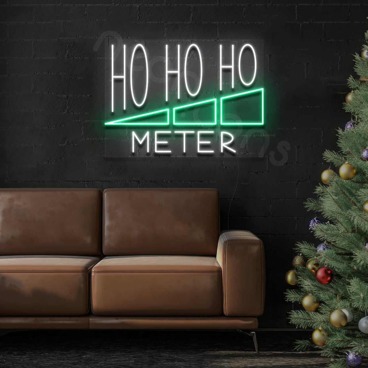 "Ho Ho Ho" Neon Sign by Neon Icons