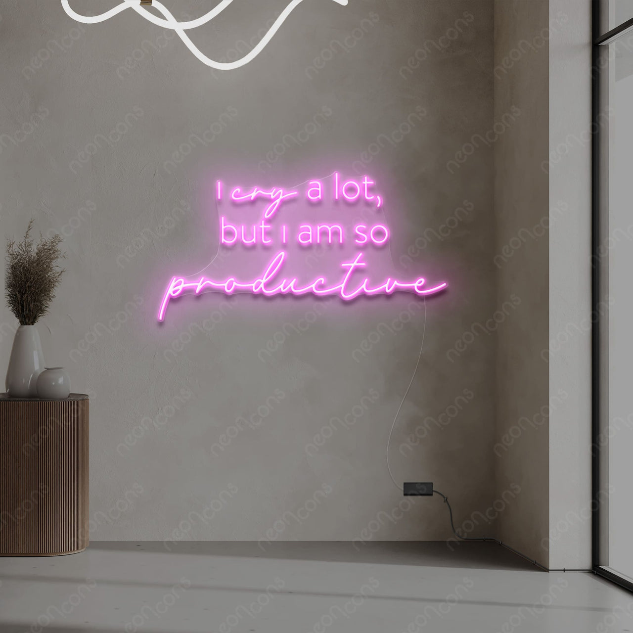 "I Am So Productive" Neon Sign by Neon Icons