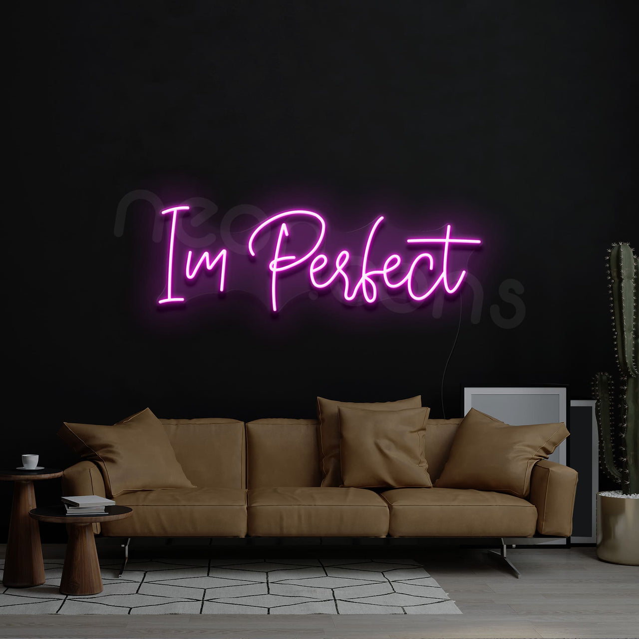 "Im Perfect" Neon Sign by Neon Icons