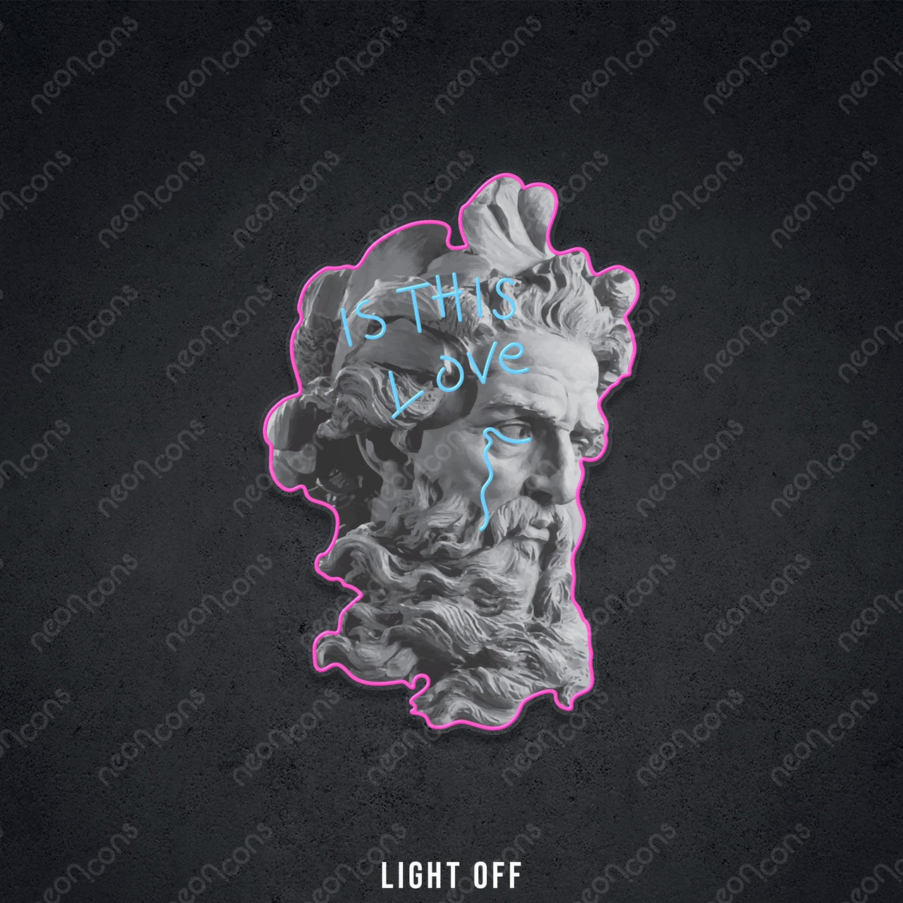 "Is This Love" LED Neon x Print by Neon Icons