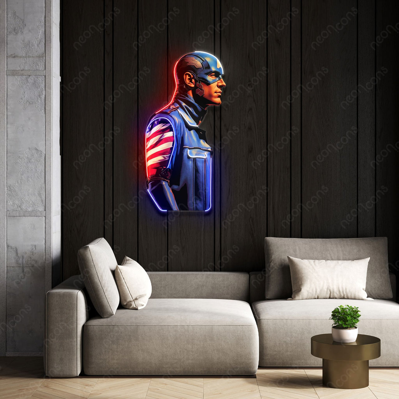 "Merica" Neon x Acrylic Artwork by Neon Icons