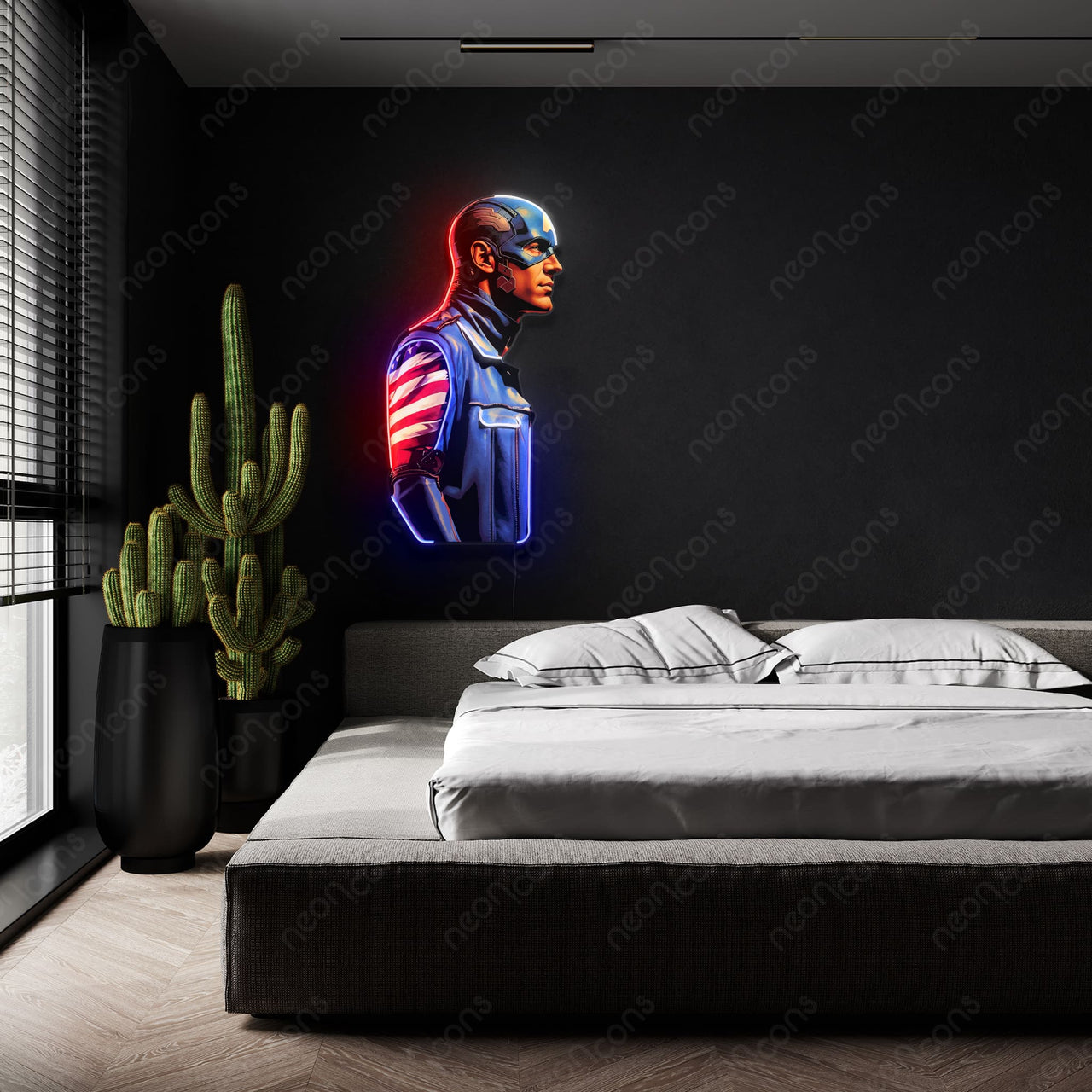 "Merica" Neon x Acrylic Artwork by Neon Icons