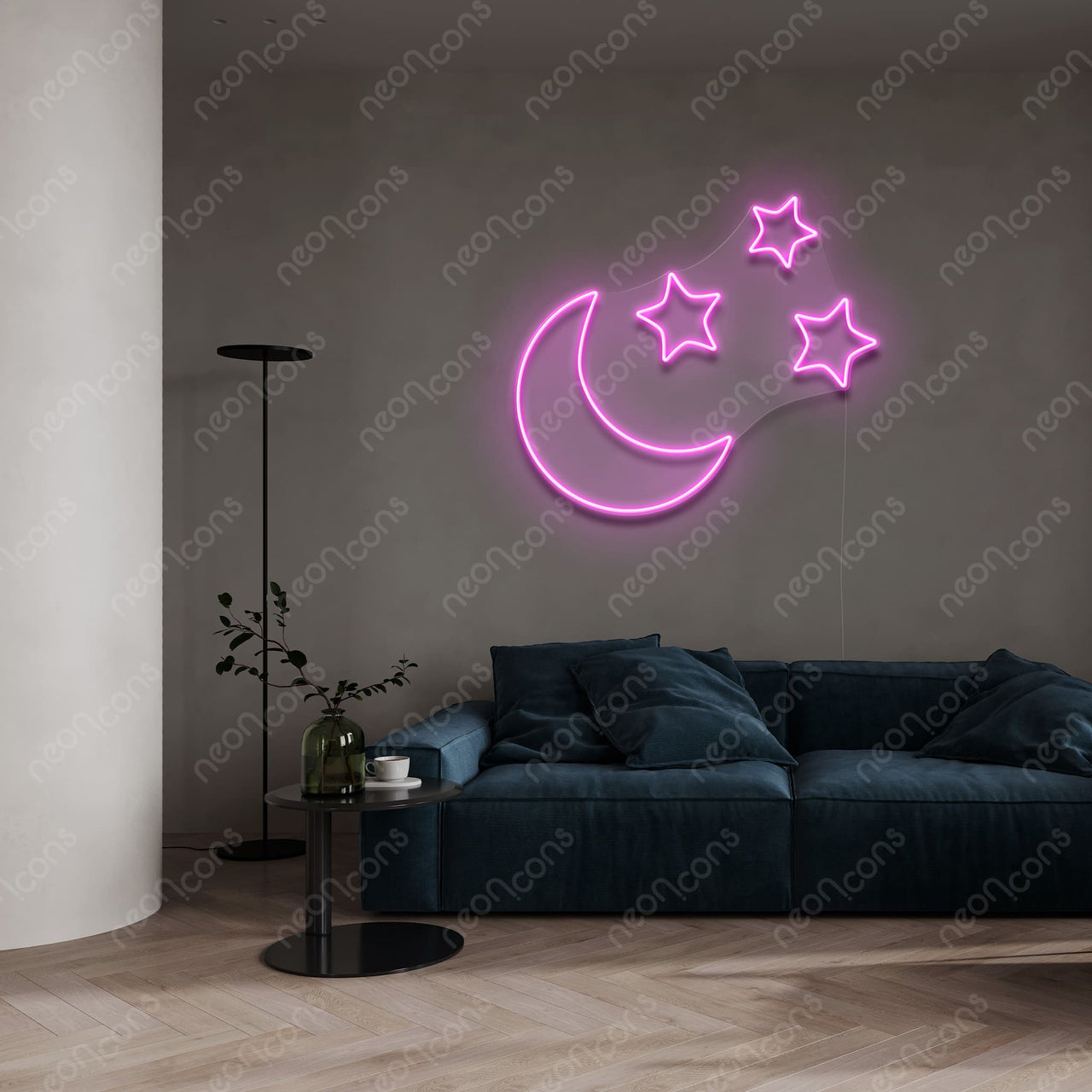 "Moongazing" LED Neon by Neon Icons