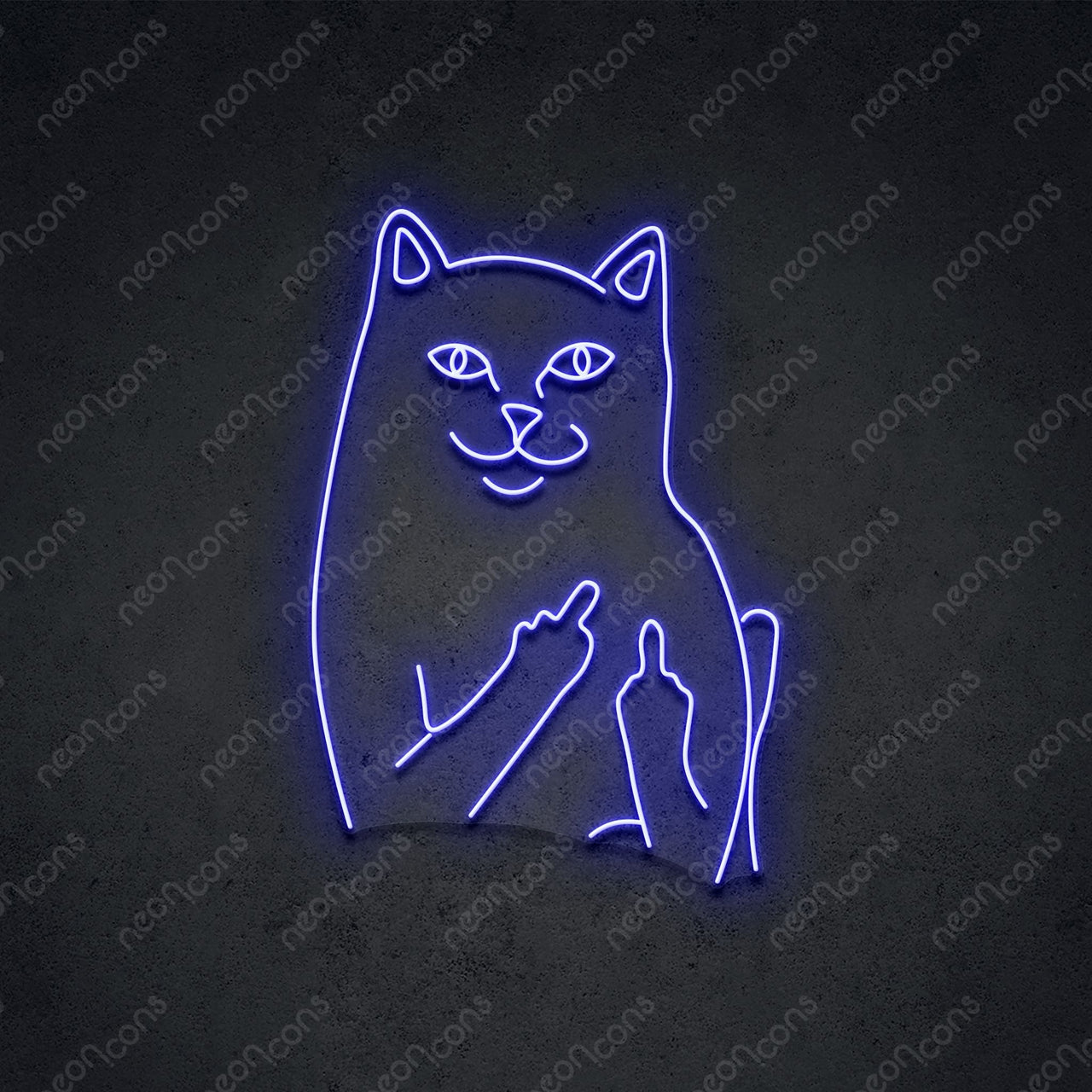 "Mr. Bad Cat" LED Neon Sign by Neon Icons