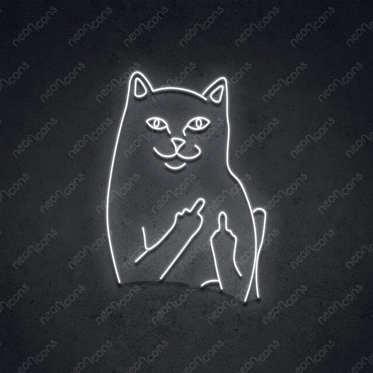 "Mr. Bad Cat" LED Neon Sign by Neon Icons