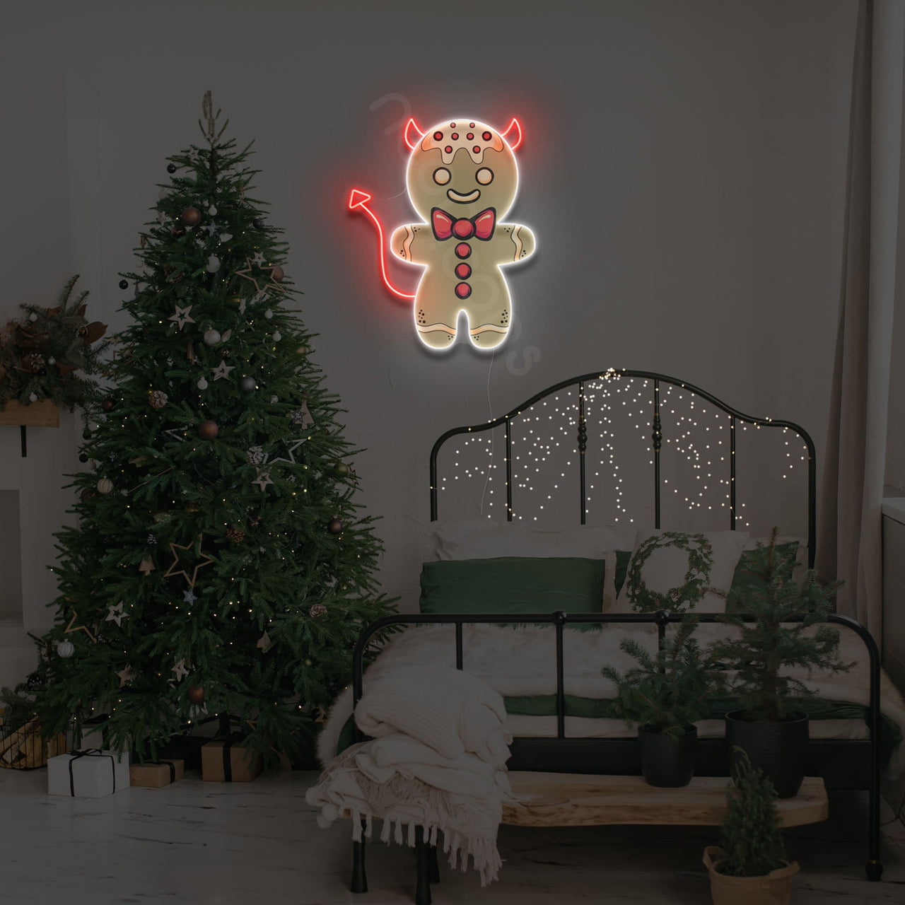 "Naughty Or Nice" Neon Sign by Neon Icons