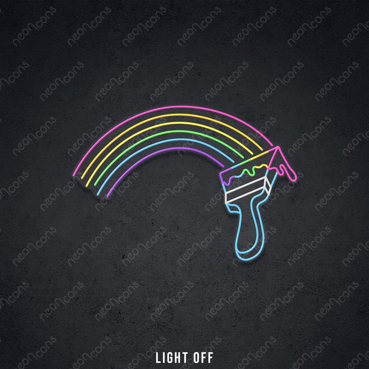 "Painting Rainbows" LED Neon by Neon Icons