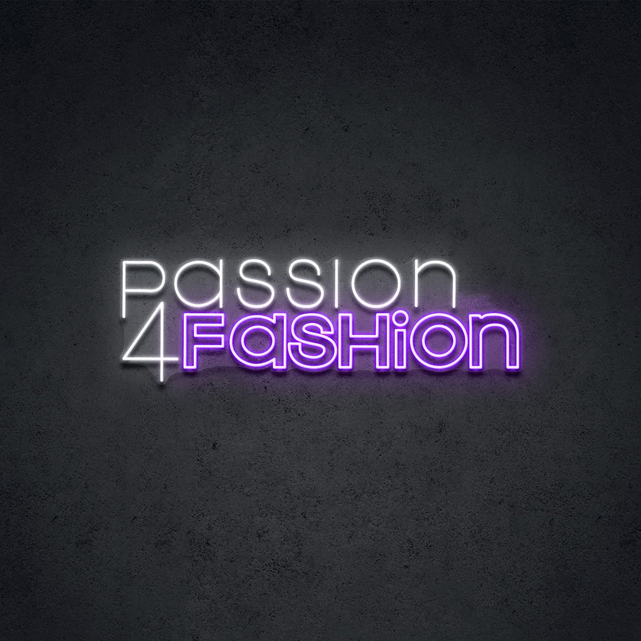 "Passion 4 Fashion by Bratz" LED Neon 75cm (2.5ft) / LED Neon / Purple by Bratz