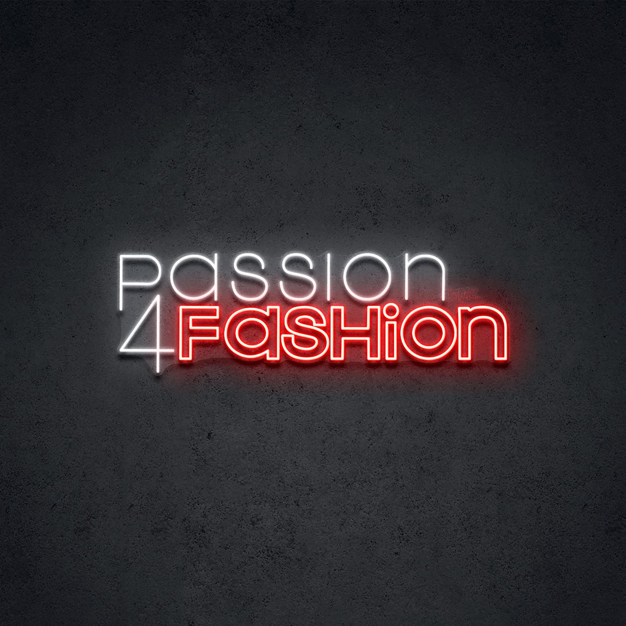 "Passion 4 Fashion by Bratz" LED Neon 75cm (2.5ft) / LED Neon / Red by Bratz