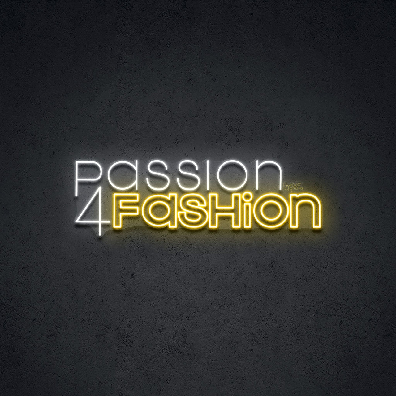 "Passion 4 Fashion by Bratz" LED Neon 75cm (2.5ft) / LED Neon / Yellow by Bratz