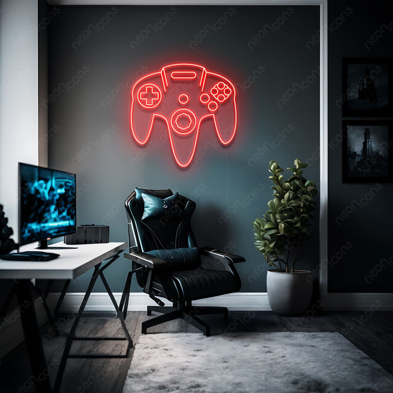 "Retro Controller" LED Neon by Neon Icons