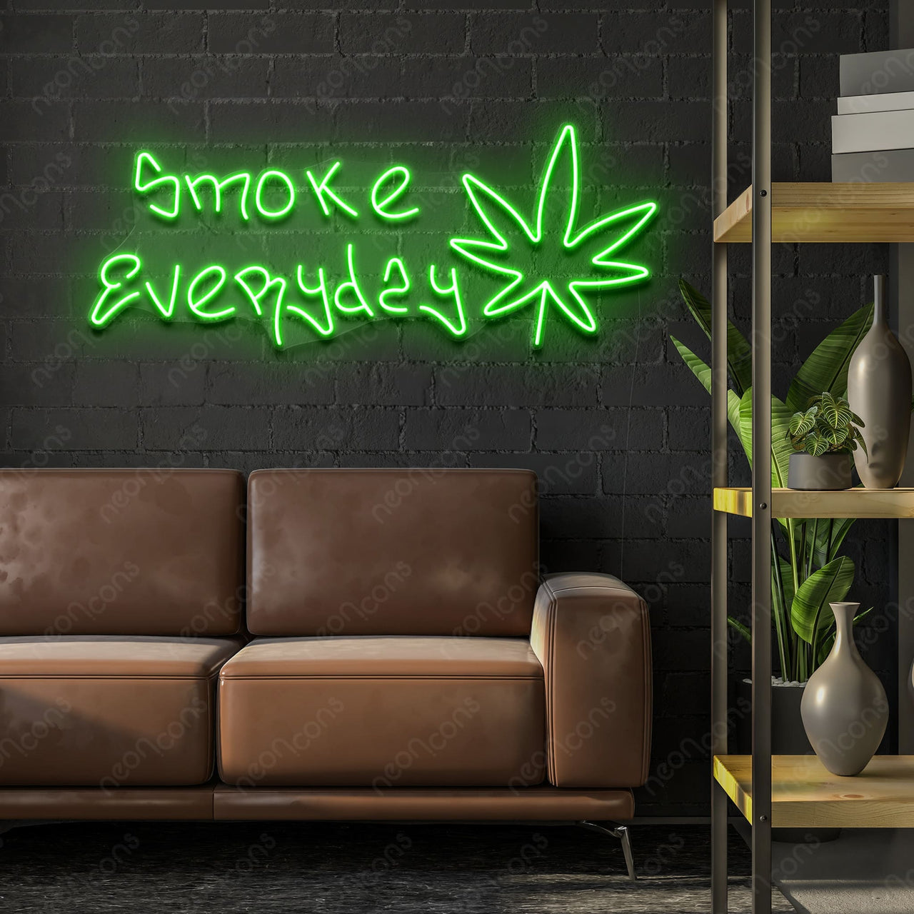 "Smoke Weed Everyday" Neon Sign by Neon Icons