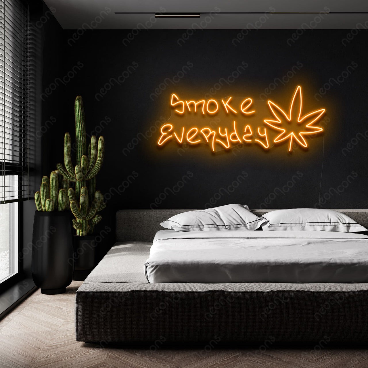 "Smoke Weed Everyday" Neon Sign by Neon Icons