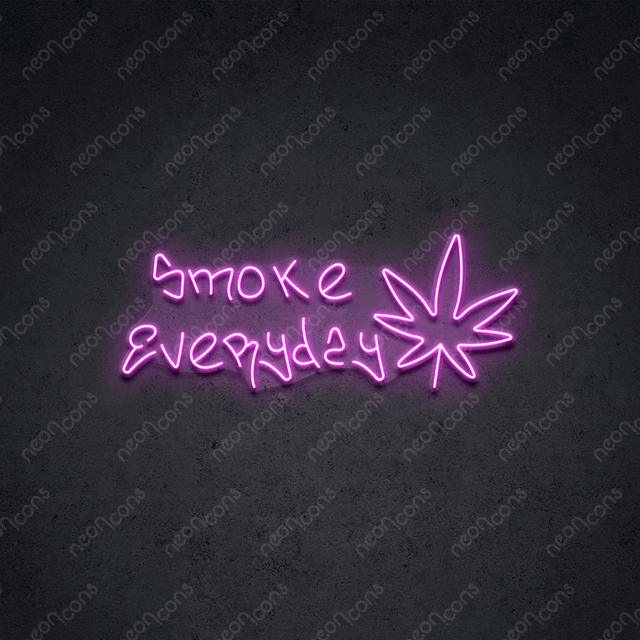 "Smoke Weed Everyday" Neon Sign 60cm (2ft) / Pink / LED Neon by Neon Icons