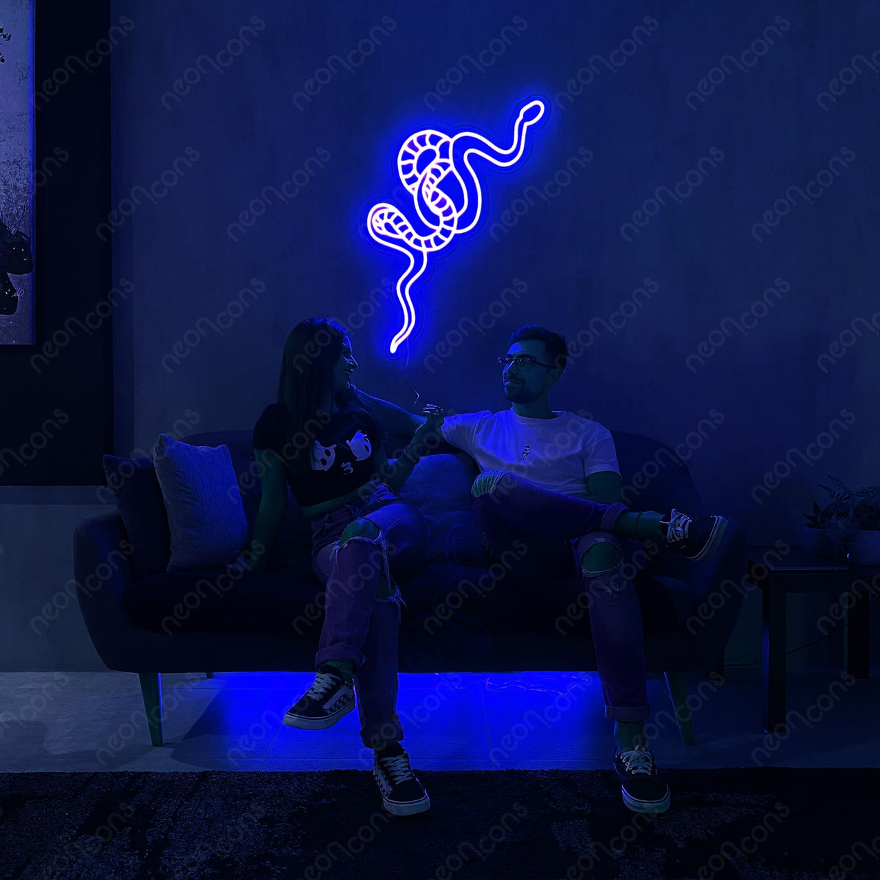 "Snake" LED Neon by Neon Icons