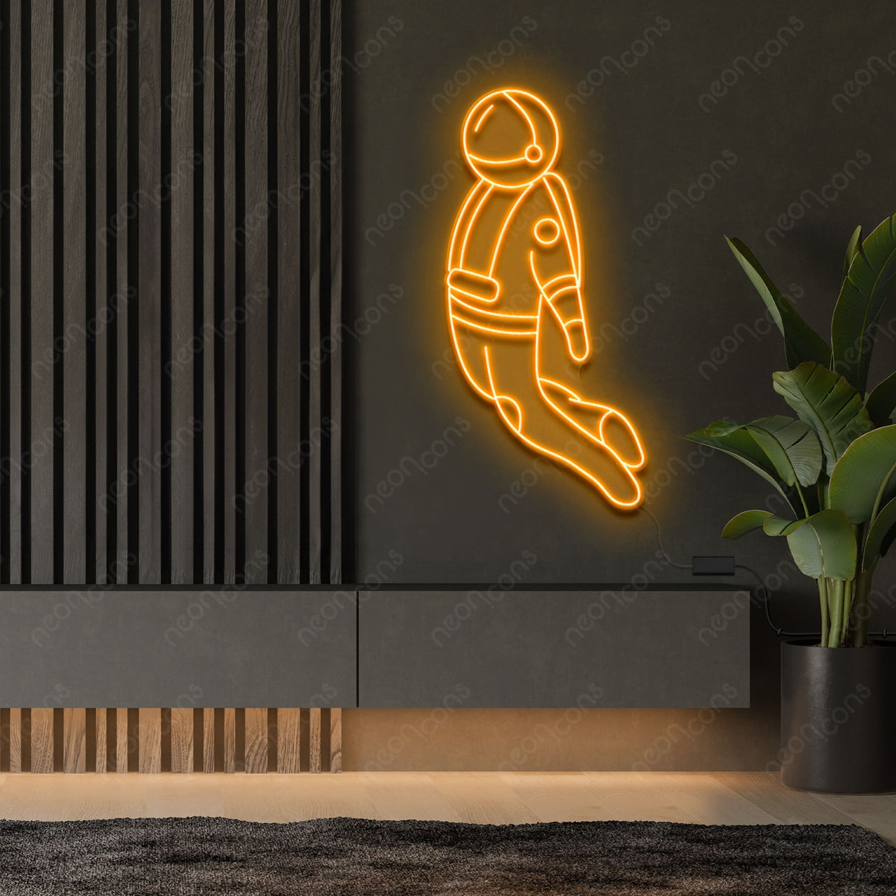 "Spaceman" LED Neon by Neon Icons