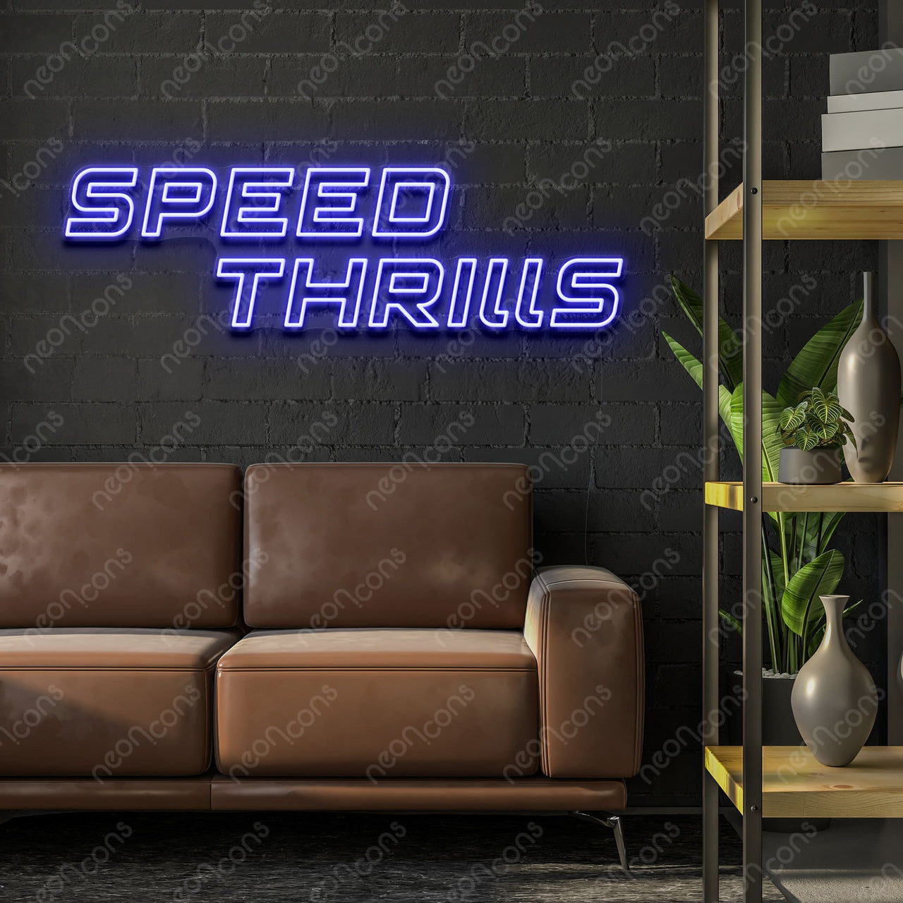 "Speed Thrills" LED Neon by Neon Icons