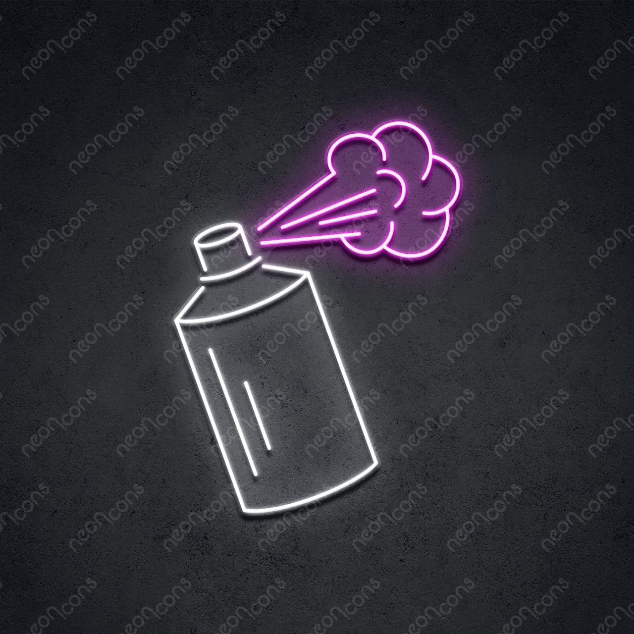 "Spray Can" LED Neon 45cm (1.5ft) / Pink / LED Neon by Neon Icons