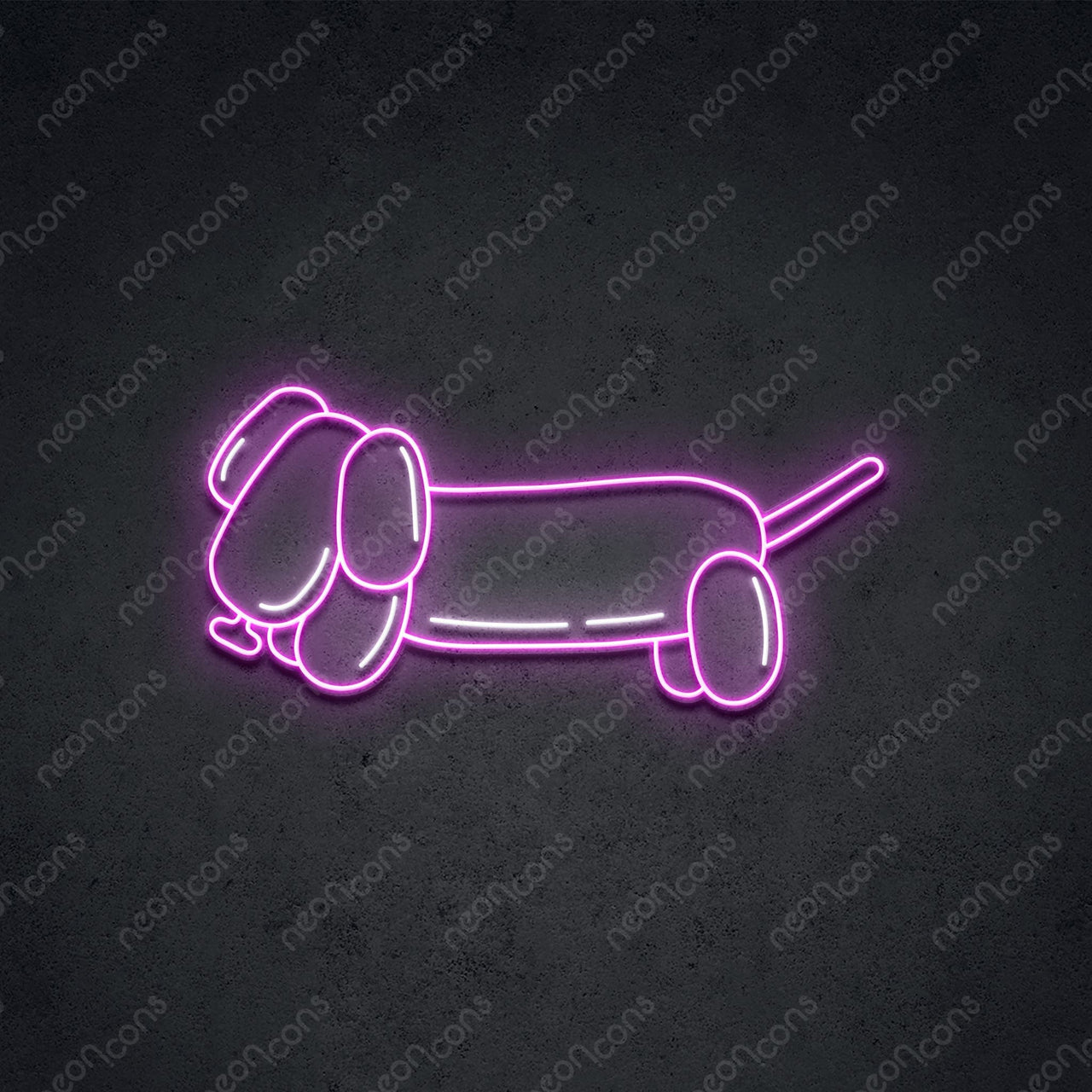 "Squeaky Weenie" LED Neon 45cm (1.5ft) / Pink / LED Neon by Neon Icons