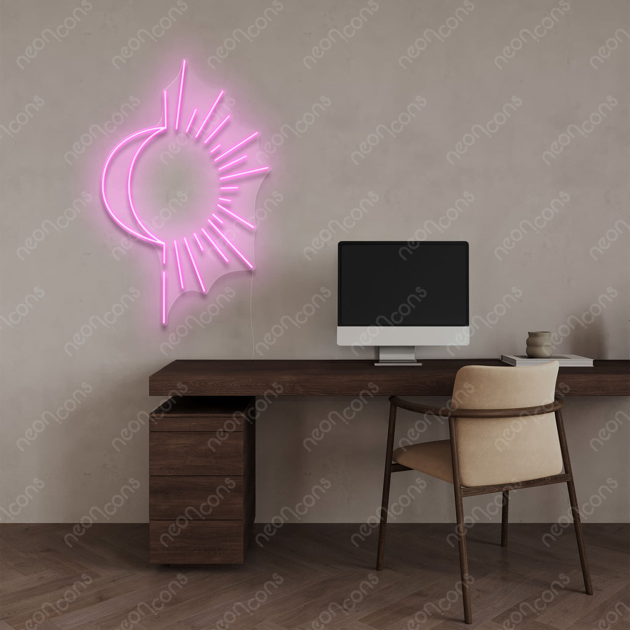 "Sunshine & Moonshine" LED Neon by Neon Icons