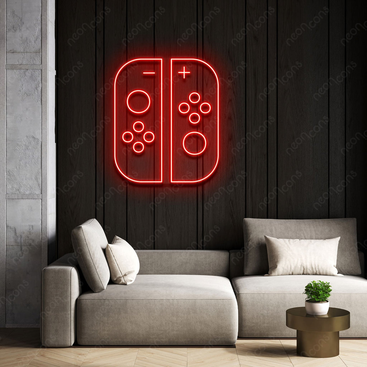 "Switch Joycons" LED Neon by Neon Icons