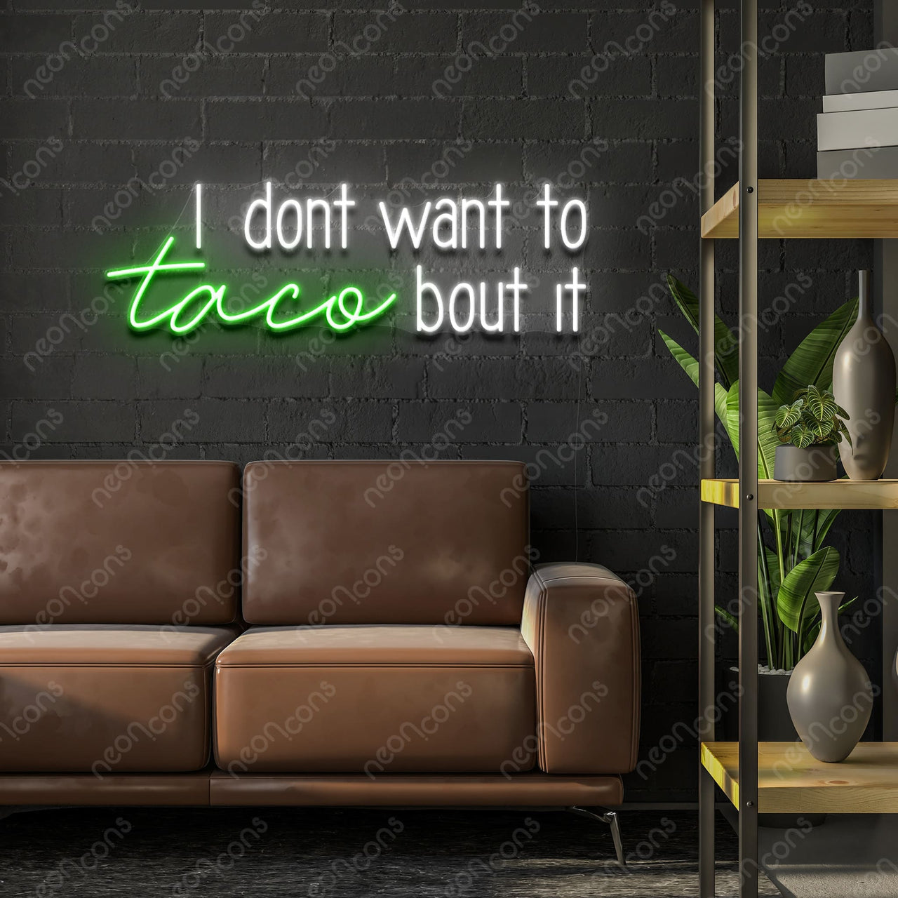 "Taco Bout It" LED Neon by Neon Icons